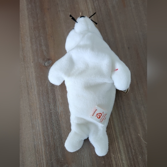 🤍 Ty Beanie Baby “Seamore” Seal Set – 1993 Beanie & Teenie Pair, Excellent Cond - Picture 5 of 15